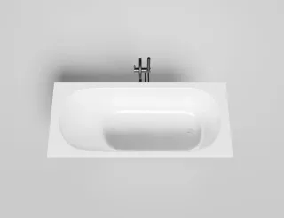 Ванна из искусственного камня Salini Ornella Kit S-Sense 102411MRH 170x75см RAL снаружи